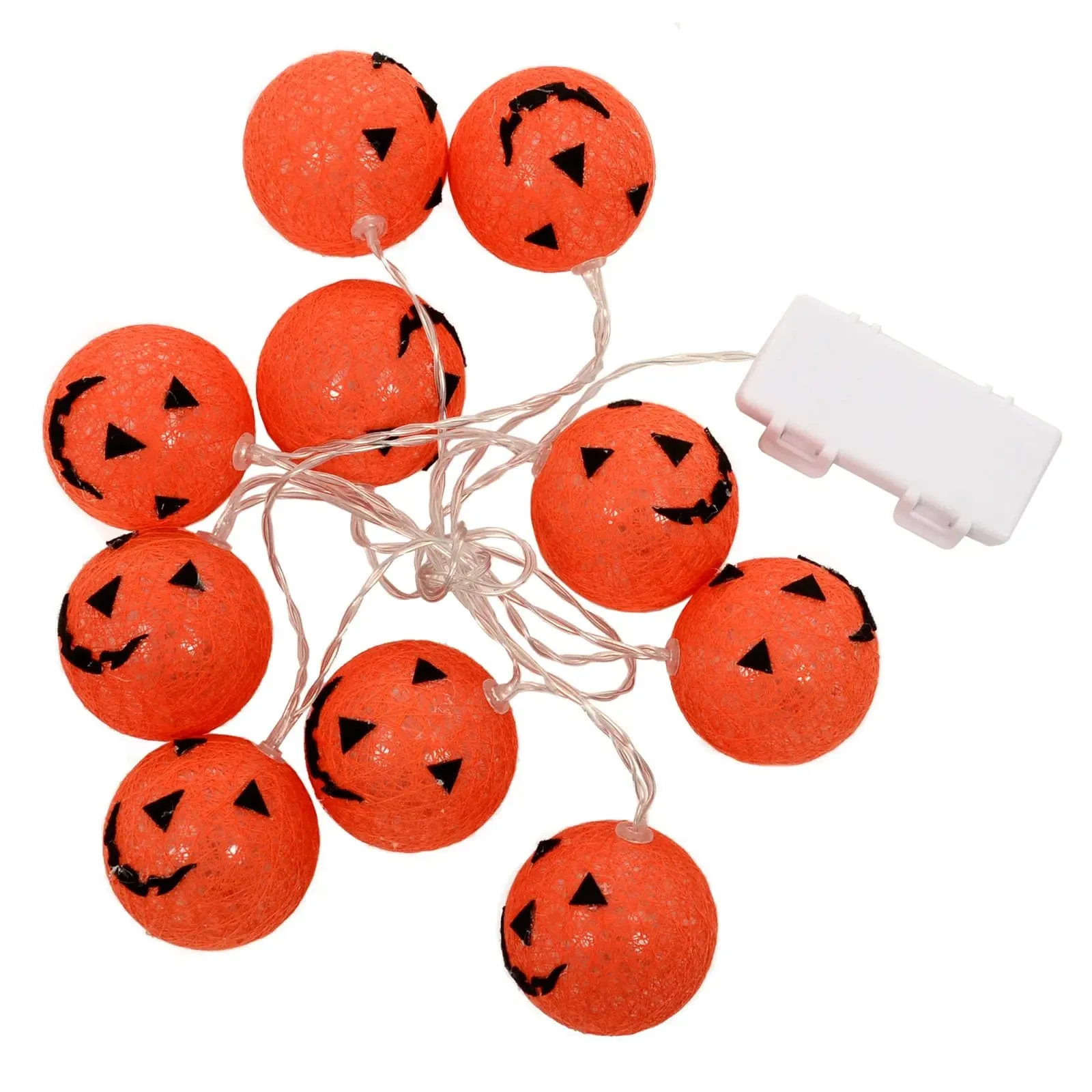 10 Halloween Pumpkin String Lights LED Party Decorations