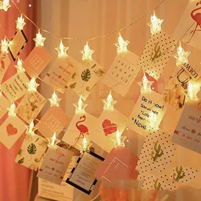 16 Star Clip Fairy Twinkle Light for Hanging Photos