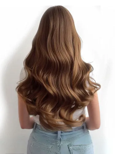 #6 Milk Chocolate Brown｜Luxury Russian Remy Human Hair, Double Drawn, Tape Extensions