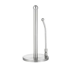 Alpine Industries Towel Holder Silver Spring-Loaded Retaining Arm Accommodates Standard Size Paper Towel Roll