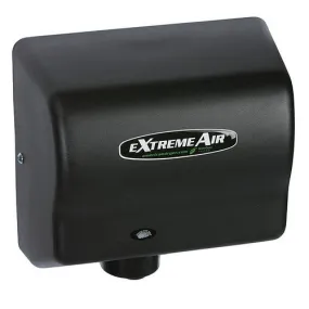 AMERICAN DRYER® EXT7-BG eXtremeAir® HAND DRYER - Steel Black Graphite Auto High Speed ECO No Heat Universal Voltage