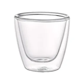 Aramoro Borosilicate Glass Double Wall Cup 85Ml 2Pcs/Set