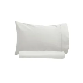 Artex 250TC 100% Cotton Sheet Set Single Off White