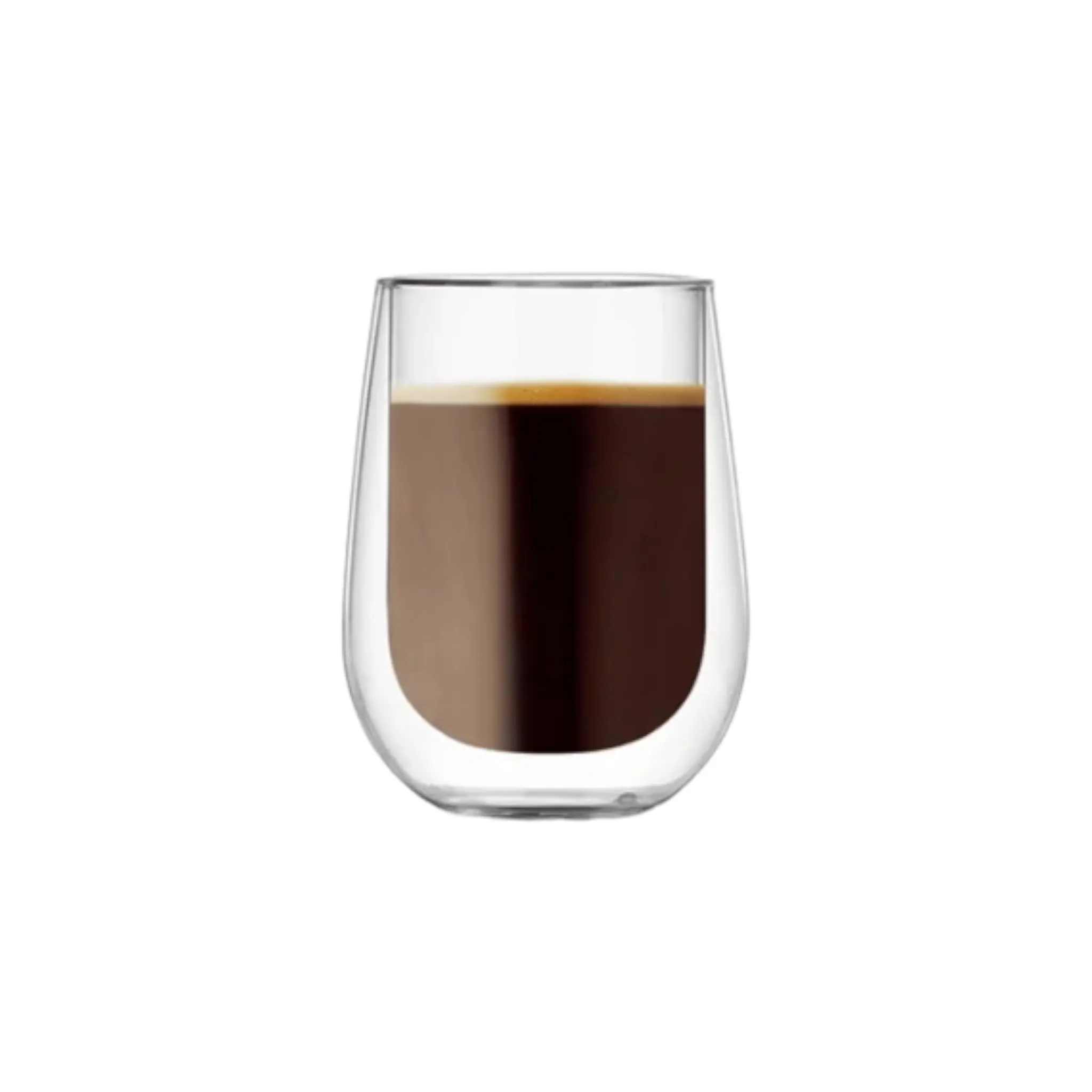 Barista Borosilicate Double Wall Café Espresso Coffee Cup 80ml 2pc