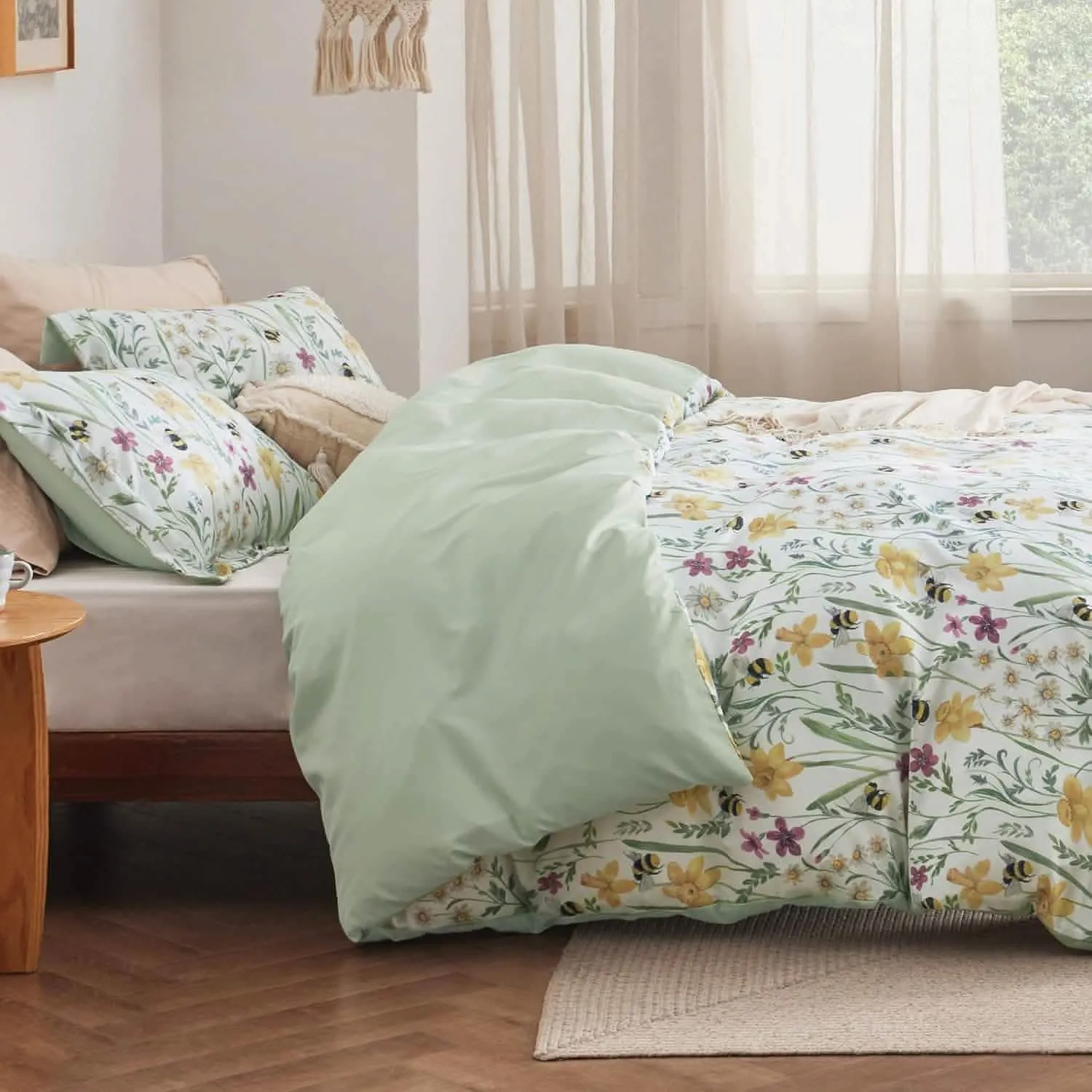 Bedsure Reversible Duvet Cover Set