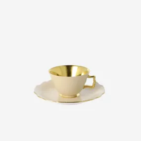 Belvedere Espresso Cup & Saucer Champagne