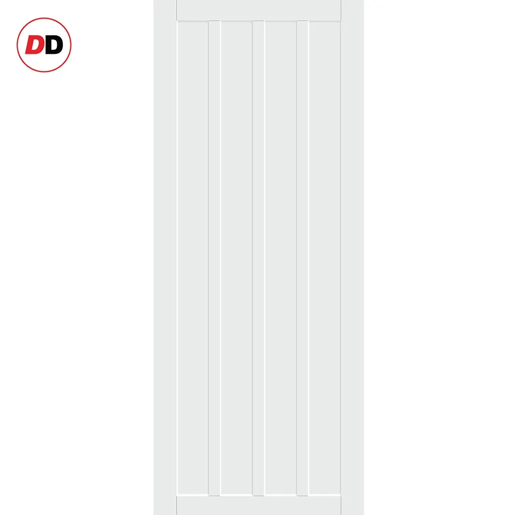 Bespoke Handmade Eco-Urban® Sintra 4 Panel Double Evokit Pocket Door DD6428 - Colour Options