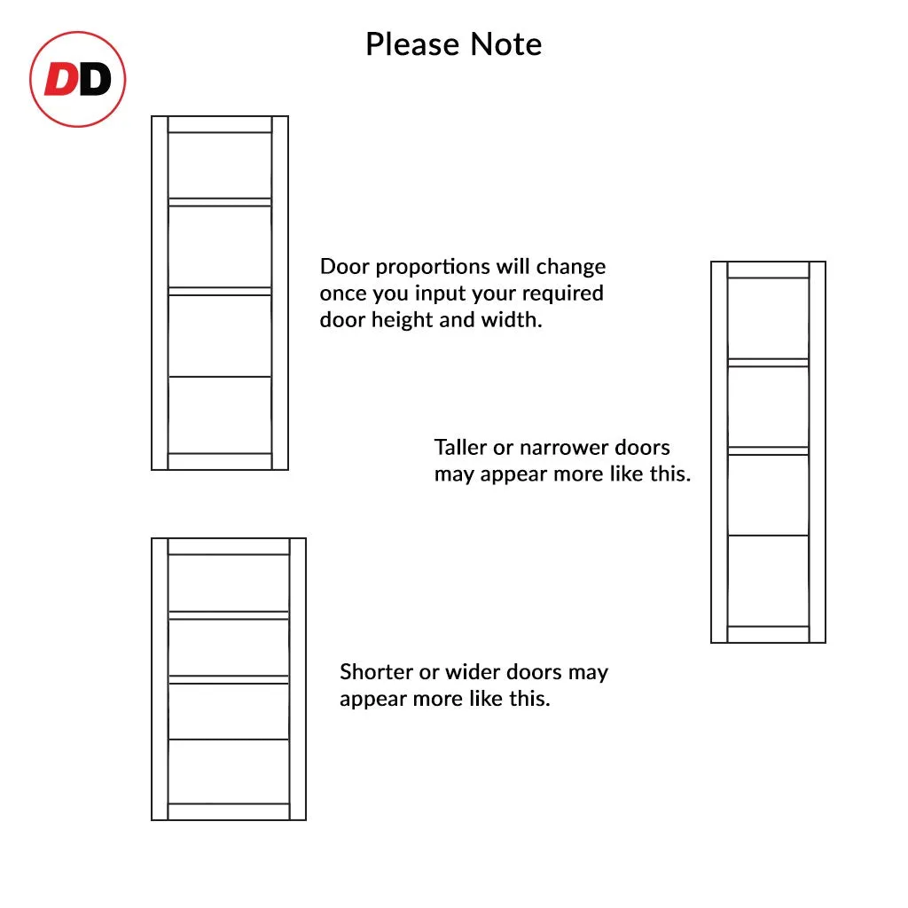 Bespoke Handmade Eco-Urban® Staten 3 Pane 1 Panel Single Absolute Evokit Pocket Door DD6310SG - Frosted Glass - Colour Options