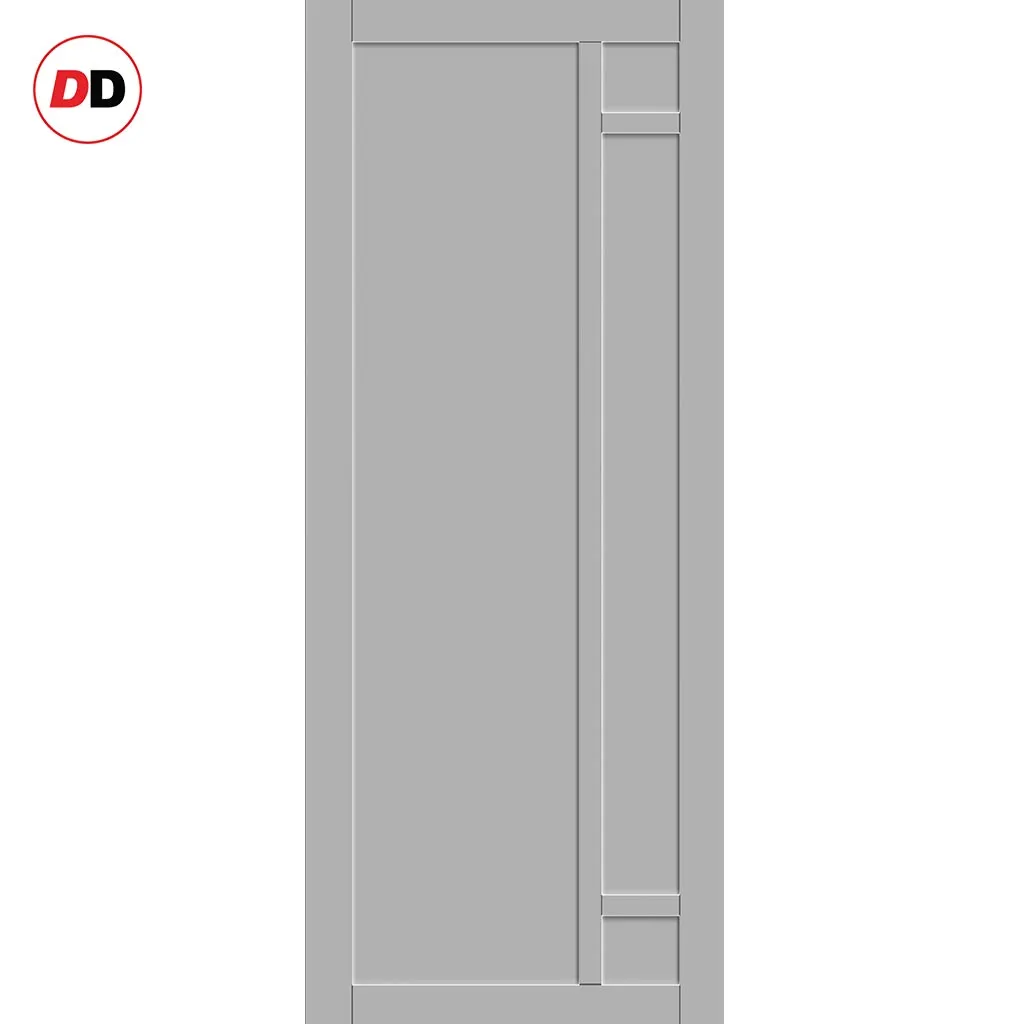 Bespoke Handmade Eco-Urban® Suburban 4 Panel Double Absolute Evokit Pocket Door DD6411 - Colour Options