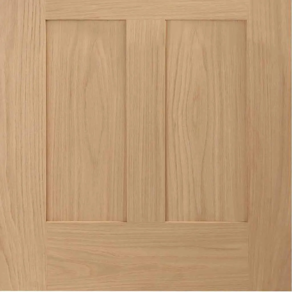 Bespoke Pass-Easi Malton Oak Shaker 2L Glazed - 3 Sliding Doors and Frame Kit