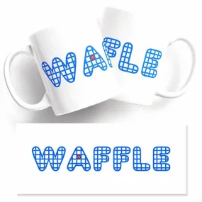 Blue Waffle Mug