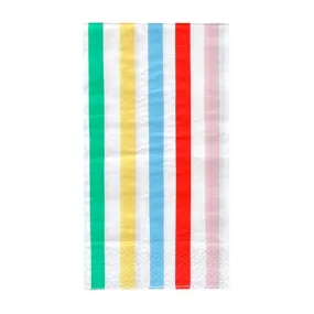 BRIGHT COLOR STRIPED GUEST TOWELS