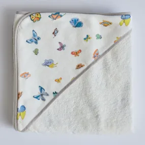 BUTTERFLY HOODED TOWEL