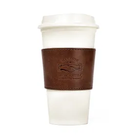 Campaign Leather Cup Sleeve