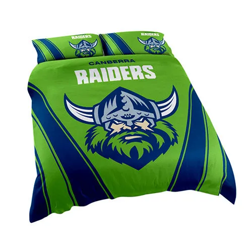 Canberra Raiders Quilt Doona Duvet Cover Pillow Case Set