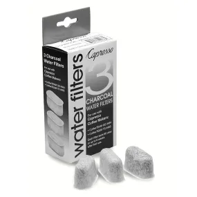 Capresso Charcoal Water Filters for Coffee TEAM GS or TS - 3 Pack