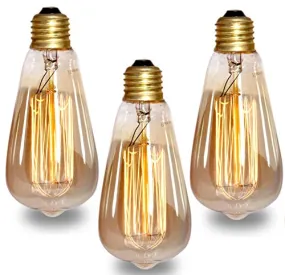 CARSTEN 40-Watts e27 Incandescent Warm White Bulb, Pack of 3