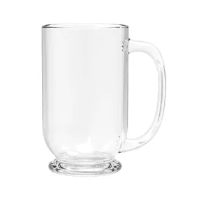 City Glass 2 Piece Mocca Mug 330 ml