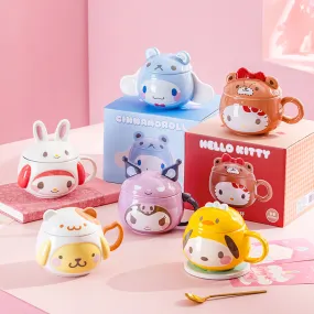 Cute Animal Ceramic Cup 450ml