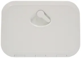 DELUXE MODEL OPENING STORAGE HATCHES - SIZE A, WHITE, STANDARD FLUSH TYPE