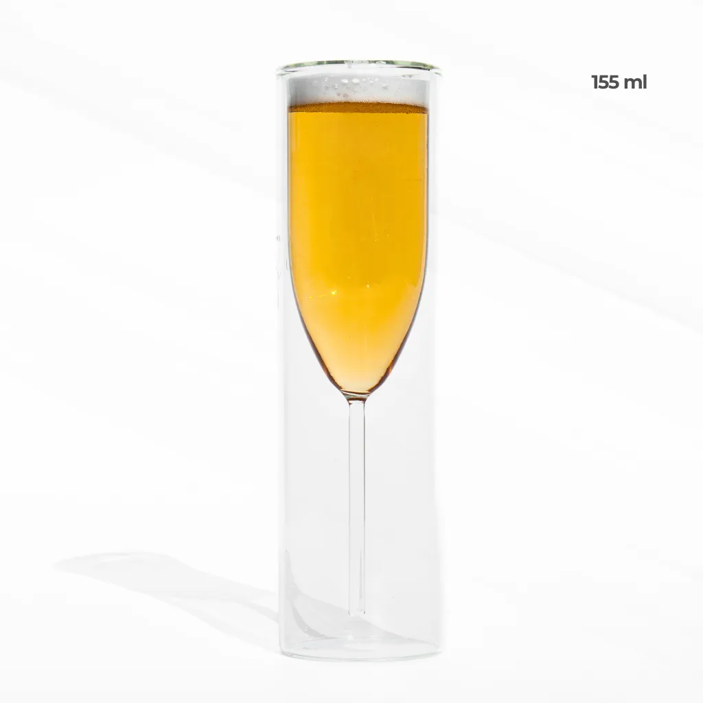 Double Wall - Elegant Champagne Glass