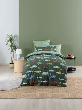 Duvet Cover Set Road Trip Olive