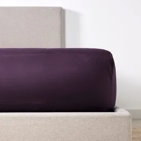 Eggplant Fitted Sheet