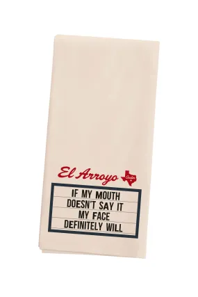 El Arroyo EA TEA0022 Tea Towel - My Face