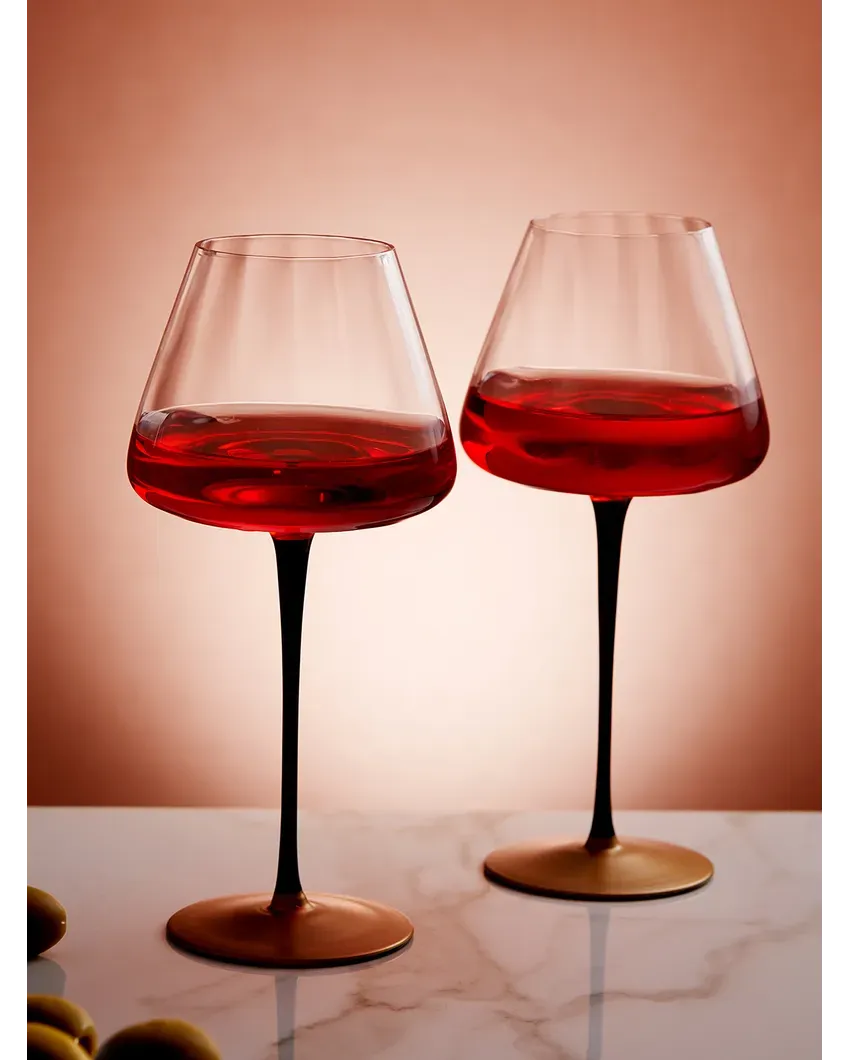 Elegant Red Wine Glass for Refined Tastes with Gift Box | Set of 2 | 700 ML