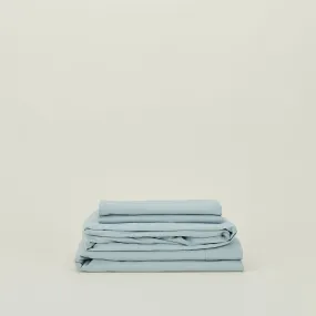 Essential Percale Sheet Set - Sky