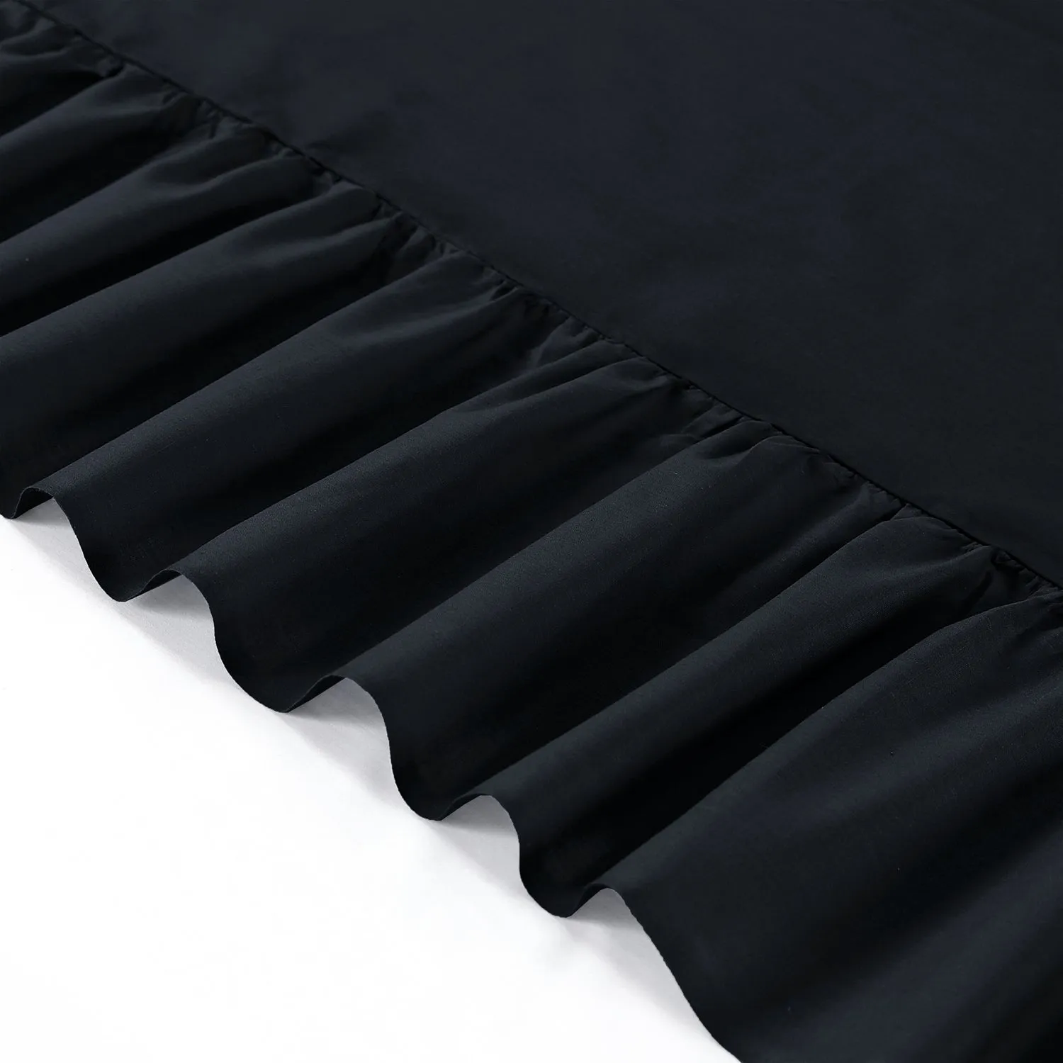 Extra Deep Frilled Valance Fitted Bed Sheet - Machine Washable