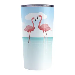 Flamingos in the Water Tumbler Cup