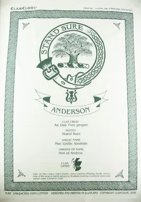 Fleming Clan Tea Towel