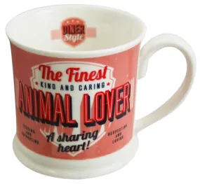 H & H DINER STYLE MUG- ANIMAL LOVER