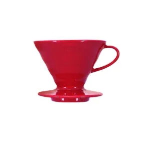 Hario V60 Ceramic Coffee Dripper Red (Size 02)