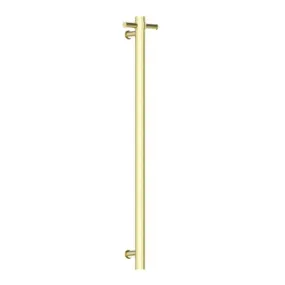 Heated Vertical Towel Rail 900MM Brushed Gold