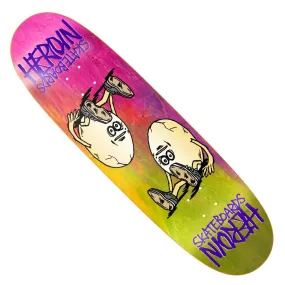 Heroin Skateboards Symmetrical Egg Rainbow Deck