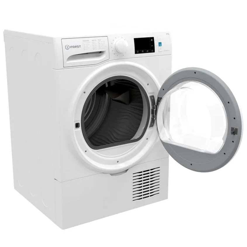 Indesit I3D81WUK 8Kg Condenser Tumble Dryer Sensor White