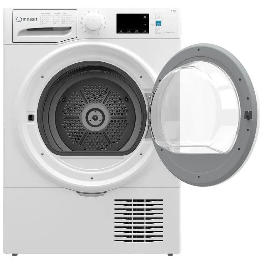 Indesit I3D81WUK 8Kg Condenser Tumble Dryer Sensor White