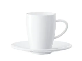 Jura White Coffee Cups/Saucers Gift Box - Set of 2