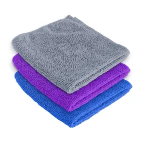 Kuber Industries Face Towel | Microfiber Hand Towel | Antibacterial Face Towel | Hair & Face Towel for Man | 400 GSM Towel | SHXS40601 | SHXS40602 | SHXS.. | Pack of 3 | Multi