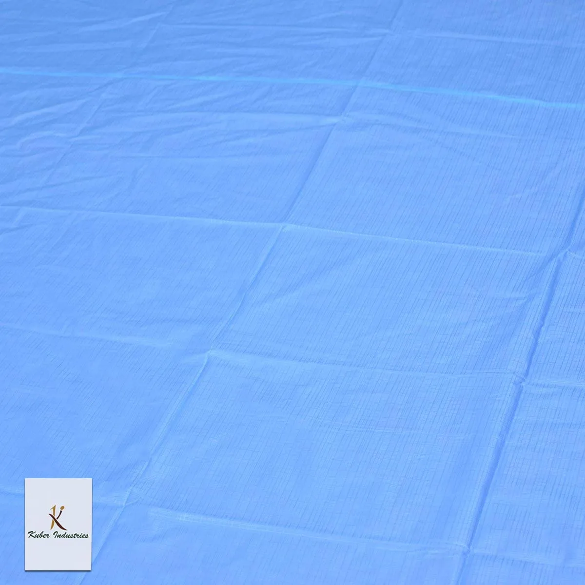 Kuber Industries PVC Double Bed Mattress Protector Sheet, Blue, 6.5 * 6 feet - CTKTC22304