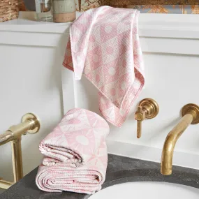 Large Bath Towel - Diamond Pink