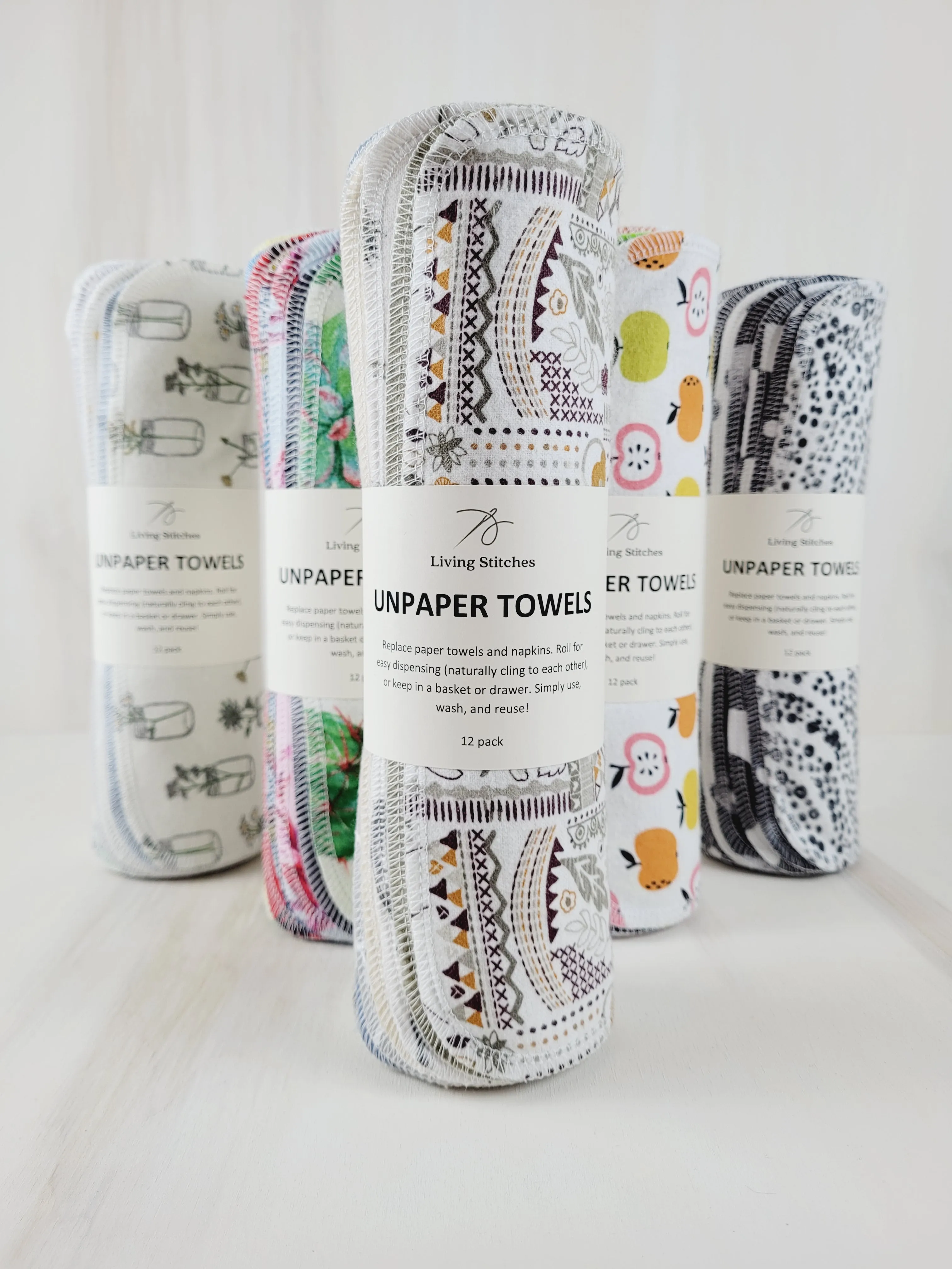 Living Stitches, Reusable UNpaper Towels