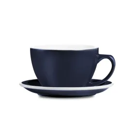 Loveramics Egg Style Cappuccino Cup & Saucer - Denim (6.7oz/200ml)