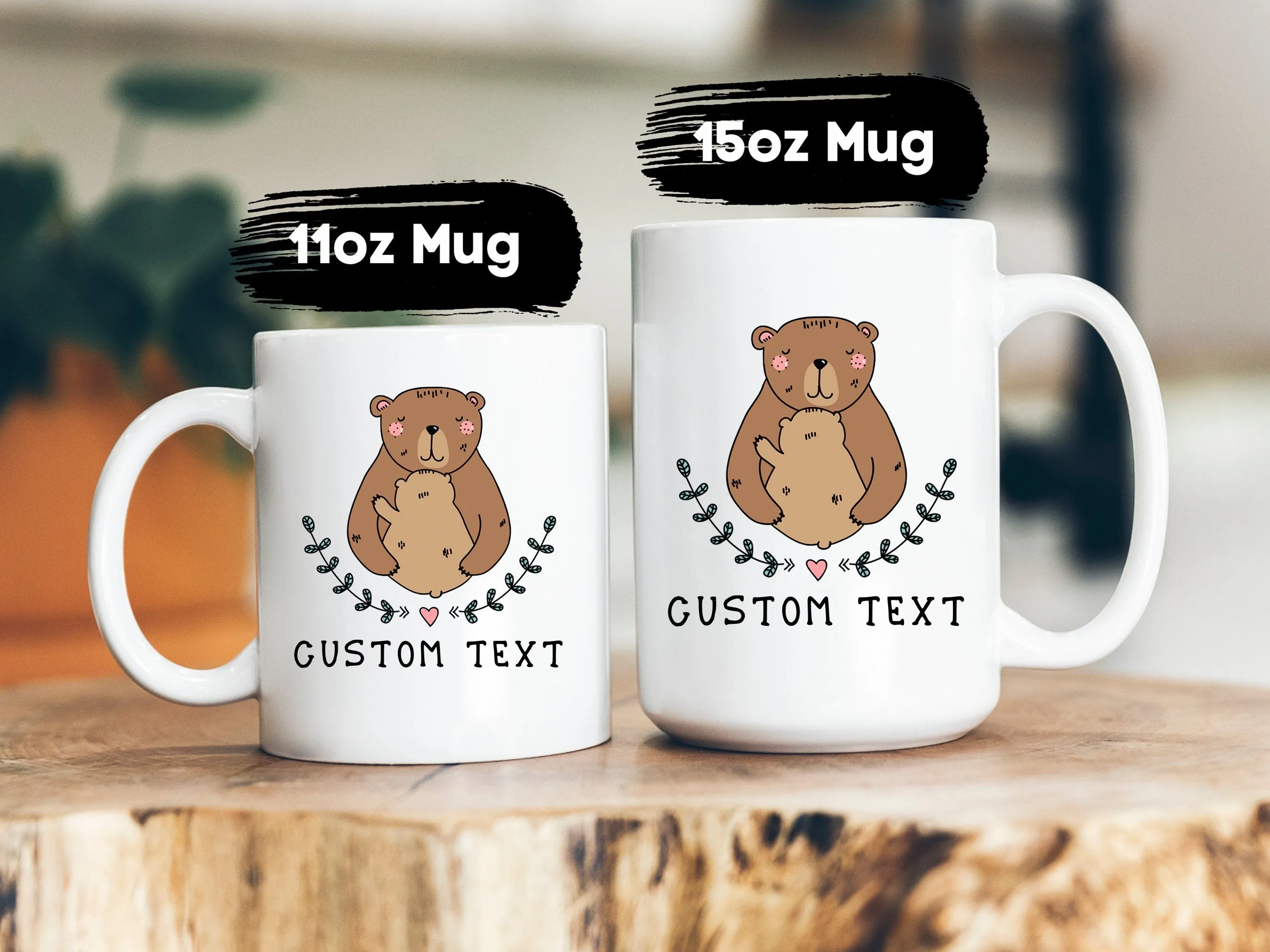 Mama Bear Mug Personalized Mom Mug Best Friend Friendship Customizable Mug