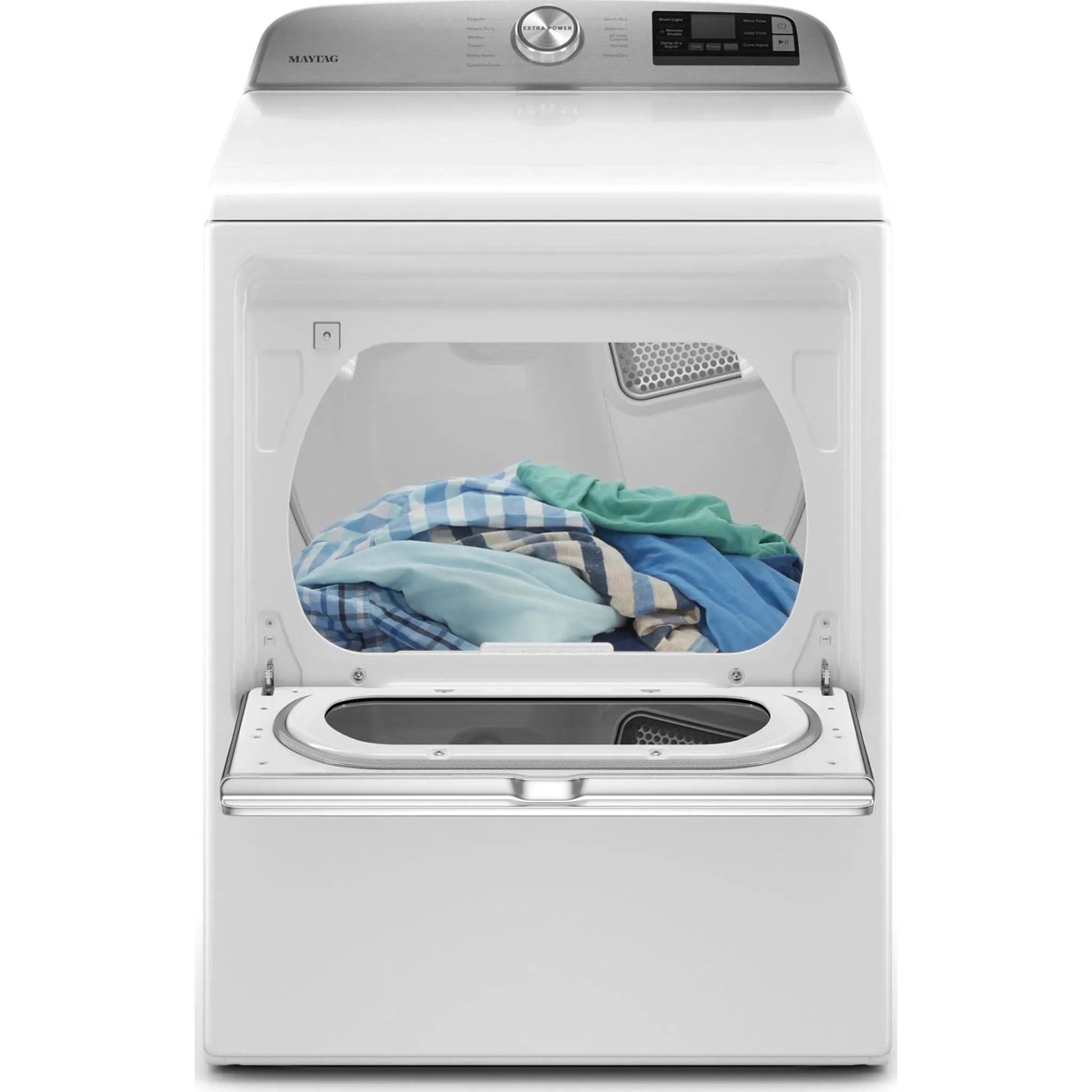 Maytag Smart Top Load Electric Dryer with Extra Power Button - 7.4 cu. ft. (YMED6230HW)