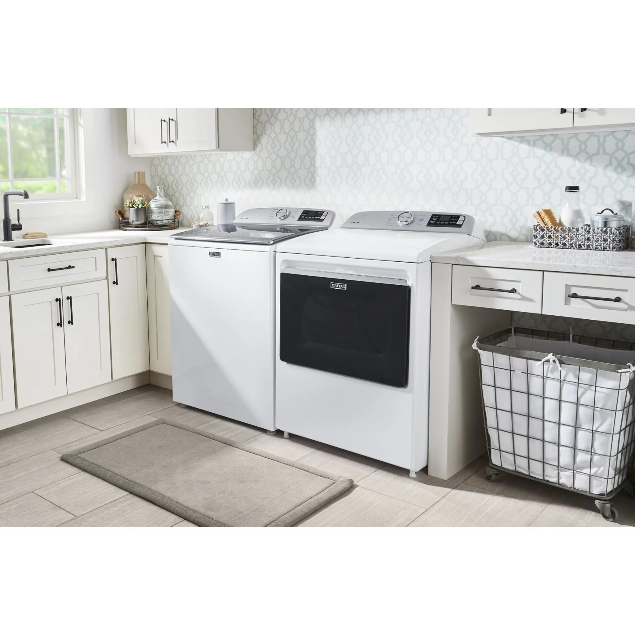 Maytag Smart Top Load Electric Dryer with Extra Power Button - 7.4 cu. ft. (YMED6230HW)