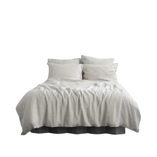 Melange Linen Duvet Cover Set