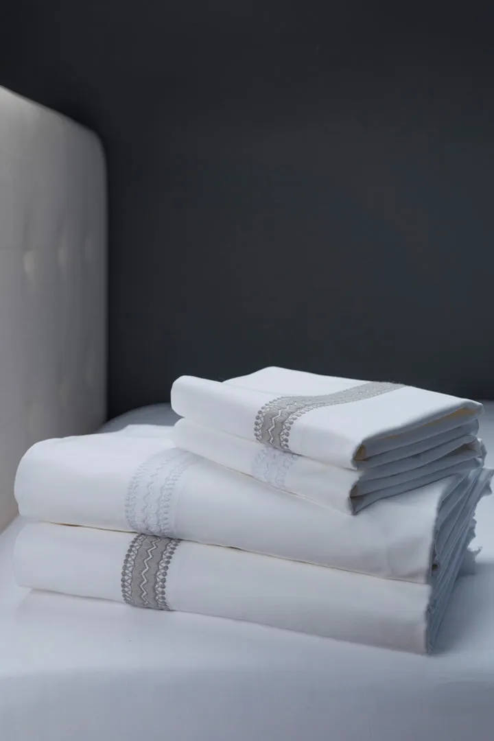 MicroCotton Madeira Sateen Fitted Sheet